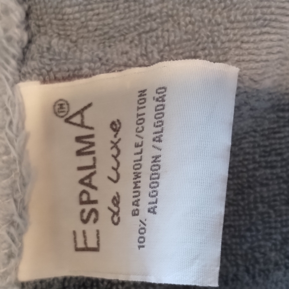 Espalma de Luxe Shower Wrap Color: Blue Unisex/Men's Shower Accessories - Picture 3 of 14